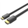 Cabo HDMI 4K Vention AGHBG, HDMI Macho - Mini HDMI Macho, 3m, Preto