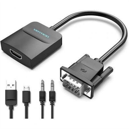 Cabo Conversor Vention ACNBF, VGA Macho - HDMI Fêmea, 1m, Preto