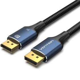 Cabo Vention HCELF, DisplayPort Macho - DisplayPort 8K Macho, 1m, Azul