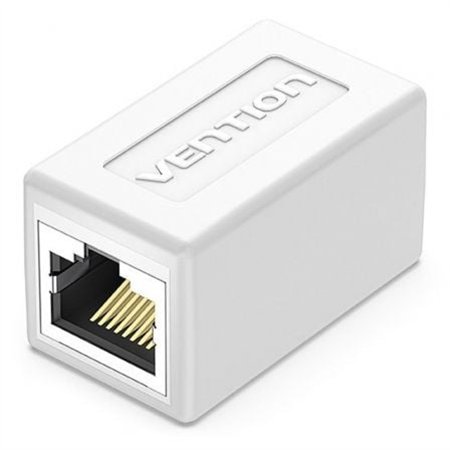 Adaptador Conector RJ45 IPVW0 Cat6 FTP, RJ45 Fêmea - RJ45 Fêmea, Branco