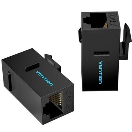 Adaptador Ficha RJ45 IPGB0-5 Cat6 UTP/ RJ45 Fêmea - RJ45 Fêmea/ 5 uds/ Preto