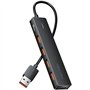 Hub USB 3.2 Vention CHOBB, 4xUSB, 1xUSB Tipo-C PD, 15cm, Preto