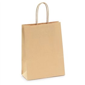 Saco Asa Retorcido 32x12x42 Kraft (Pack 25un)