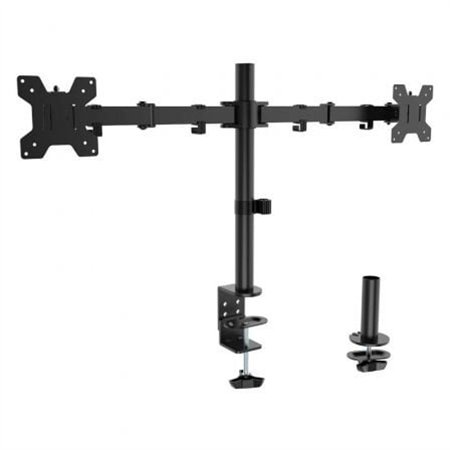 Suporte de mesa para monitor duplo Aisens DT32TSR-279/Giratório/Inclinável/Até 10 kg