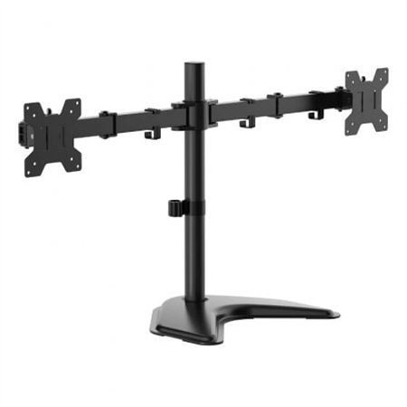 Suporte de mesa para monitor duplo Aisens DT32TSR-285/Giratório/Inclinável/Até 10 kg