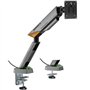 Suporte de mesa para monitor gamer Aisens DT49TSRRGB-347/Giratório/Inclinável/Até 16 kg/Com iluminação RGB