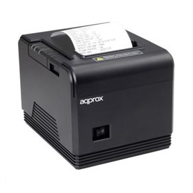 Impressora de bilhetes Approx appPOS80AM3/ Térmica/ Largura do papel 80 mm/ USB-RS232-Ethernet/ Preta