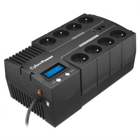 Cyberpower BR700ELCD Nobreak Interativo de Linha/ 700VA-420W/ 8 Saídas/ Formato de Bloco