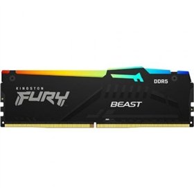 Kingston FURY Beast RGB 16 GB/ DDR5/ 6000 MHz/ 1,35 V/ CL36/ Memória RAM DIMM