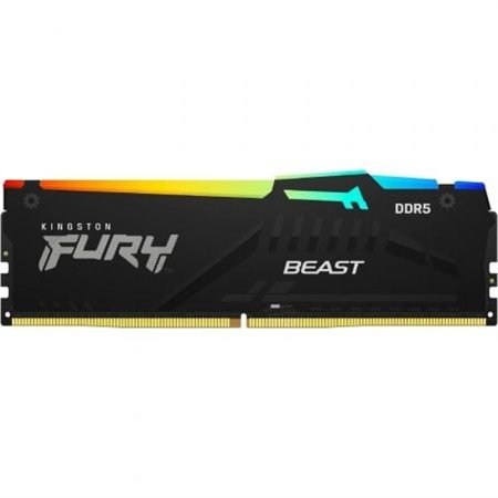 Kingston FURY Beast RGB 8GB/ DDR5/ 6000MHz/ 1,35V/ CL36/ Memória RAM DIMM