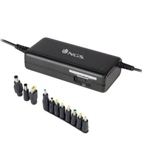 Carregador para laptop NGS BAN/ 90 W/ Manual/ 11 conectores/ Voltagem 12-20 V