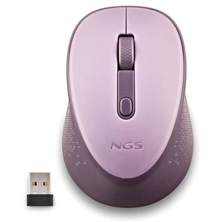 Mouse sem fio NGS Dew Lilac/ Até 1600 DPI/ Lilás