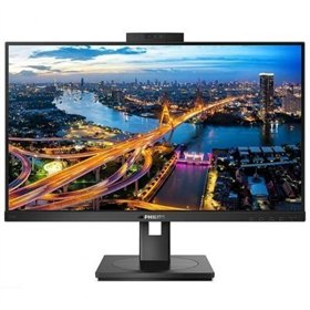 Philips 242B1H Monitor Profissional de 23,8"/ Full HD/ Webcam/ Multimídia/ Altura Ajustável/ Preto