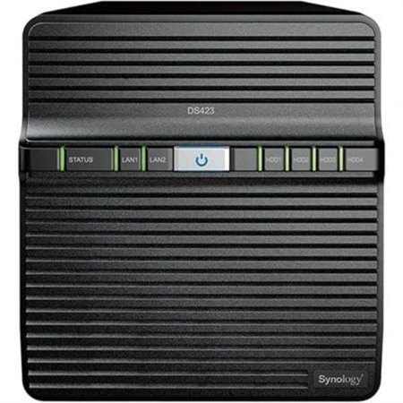 Synology Diskstation DS423 NAS/ 4 baias 3,5"- 2,5"/ 2 GB DDR4/ Formato Torre