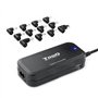 Carregador de laptop TooQ TQLC-90BS02AT/ 90 W/ Automático/ 12 conectores/ Voltagem 12-20 V/ 1 USB