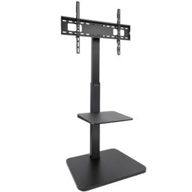TooQ MOON FS2287M-B Suporte de chão ajustável/inclinável para TVs de 37 a 75 polegadas/até 40 kg