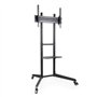 TooQ FS1170M-B Suporte de chão inclinável com rodas para TVs de 37 a 70 polegadas/até 50 kg