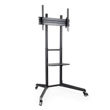 TooQ FS1170M-B Suporte de chão inclinável com rodas para TVs de 37 a 70 polegadas/até 50 kg