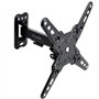 TooQ LP1343TN-B Suporte de parede extensível/giratório/inclinável para TVs de 13 a 43 polegadas de até 20 kg