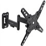 TooQ LP1344TN-B Suporte de parede extensível/giratório/inclinável para TVs de 13 a 43 polegadas de até 20 kg