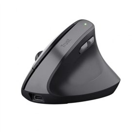 Mouse ergonômico sem fio Trust Bayo II/ Bateria recarregável/ Até 2400 DPI