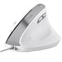 Mouse ergonômico Trust Bayo II/ Até 2400 DPI/ Branco