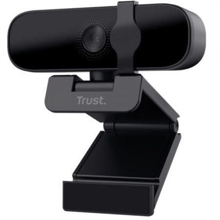Webcam Trust Tanor/ Foco automático/ 1920 x 1080 Full HD