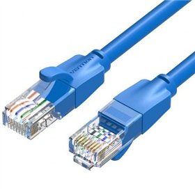 Cabo de Rede RJ45 UTP Vention IBELD Cat.6, 50cm, Azul