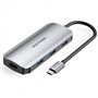 Dock USB Tipo-C Vention TOFHB, 1xHDMI, 3xUSB, 1xUSB Tipo-C, 1xUSB Tipo-C PD