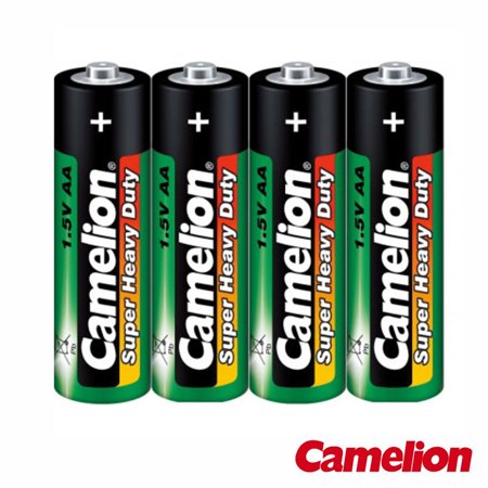 Pilha Zinco-Carvão LR6/AA 1.5V 4x CAMELION