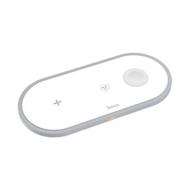 Carregador Sem Fios 3 em 1 Hoco CW24 - Branco