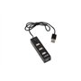 HUB USB 2.0 Maipo HU100 com 4 Portas e Interruptor - Preto - uGo