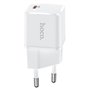 Carregador USB-C (PD) de 20W, Hoco N10 - Branco