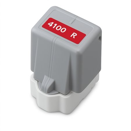 Canon PFI4100 Vermelho Tinteiro Compatível PFI4100R/6785C001