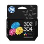 HP 302/304 Cores Tinteiro Original B7RT6AE/F6U65AE/N9K05AE