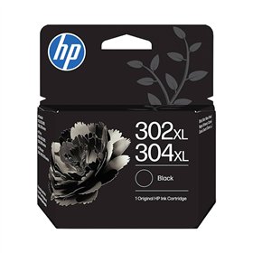 HP 302XL/304XL Preto Tinteiro Original B7RT9AE/F6U68AE/N9K08AE