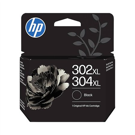 HP 302XL/304XL Preto Tinteiro Original B7RT9AE/F6U68AE/N9K08AE