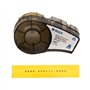 Brady M21-375-C-342-YL Fita de Etiquetas Original Termo Retráteis PermaSleeve Texto Preto sobre Fundo Amarelo Largura 16,3