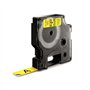 Dymo LM D1 45018 Fita de Etiquetas Original para Rotuladora Texto Preto sobre Fundo Amarelo Largura 12mm x Largo 7m