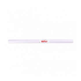 Rolo de polipropileno transparente Apli 1,5 x 0,50 m - Adesivo reposicionável - Sistema de fácil remoção - Grade de precisão - A