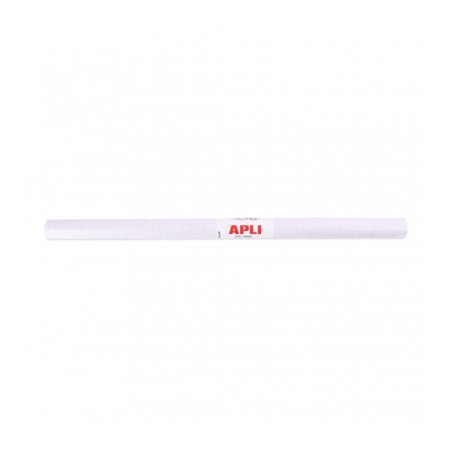 Rolo de polipropileno transparente Apli 1,5 x 0,50 m - Adesivo reposicionável - Sistema de fácil remoção - Grade de precisão - A