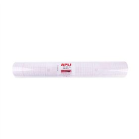 Rolo de polipropileno transparente Apli 20x0,50m 80 mícrons - Adesivo reposicionável - Sistema de fácil remoção - Grade de preci