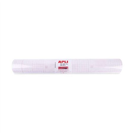 Rolo de polipropileno transparente Apli 20x0,50m 80 mícrons - Adesivo reposicionável - Sistema de fácil remoção - Grade de preci