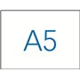 Pacote com 200 etiquetas retangulares Apli, 210x148mm - Adesivo permanente - Bordas retas - Brancas
