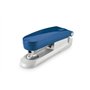 Grampeador de mesa Novus Evolution E 20 + Caixa com 200 grampos 24/6 - Até 20 folhas - Fecha, abre e grampeia - Azul/Cinza claro