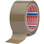 Fita adesiva Tesa 4089 para embalagens, 50 mm x 66 metros - Fabricada em polipropileno - Adesivo de borracha natural - Marrom