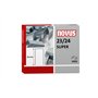 Caixa com 1000 grampos galvanizados Novus 23/24 para grampeadores de alta resistência.