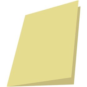 Pacote com 50 pastas de papelão Mariola, 180 g/m² - Formato fólio - Com furo para prendedor - Amarelas