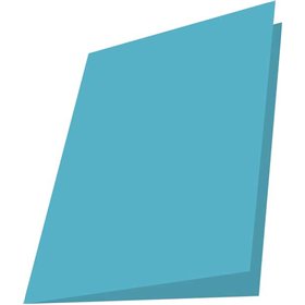 Pacote com 50 pastas de papelão Mariola, 180 g/m² - Tamanho fólio - Com furo para prendedor - Azul