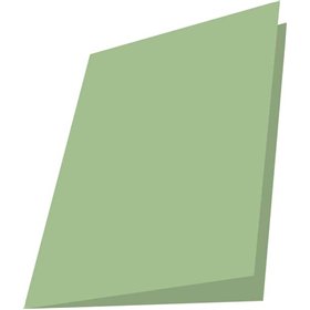Pacote com 50 pastas de papelão Mariola, 180 g/m² - Formato fólio - Com furo para prendedor - Verde